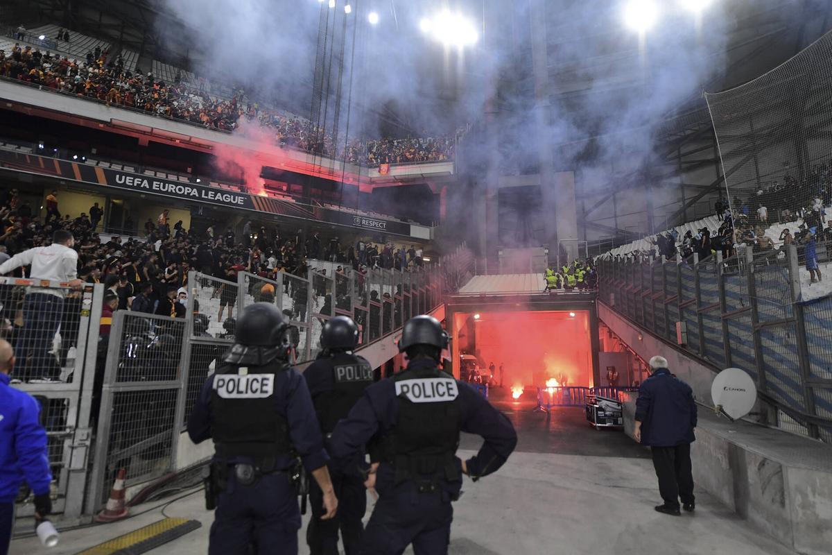 Marseille - Galatasaray, incidente fani / 30 septembrie 2021
