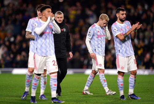 Donny van de Beek (primul din dreapta), în tricoul lui Manchester United.
FOTO: Imago Images