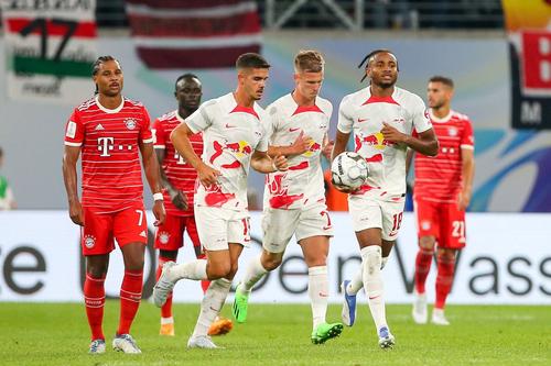 Christopher Nkunku (dreapta), fotbalistul celor de la RB Leipzig.
FOTO: Imago Images