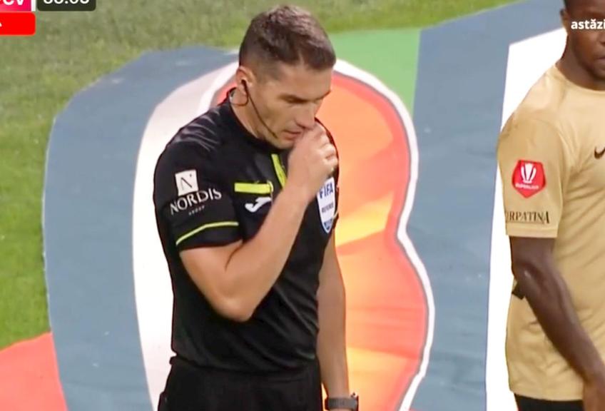 O fază încâlcită a avut loc în minutul 89 al meciului CS Universitatea Craiova - FC Voluntari, la scorul de 1-1. După analiza VAR, „centralul” Istvan Kovacs a dictat un henț în ofensivă comis de olteni.