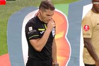 Fază complicată în Universitatea Craiova - FC Voluntari » Oltenii au cerut penalty, Istvan Kovacs ratase momentul! Decizia luată după intervenția VAR