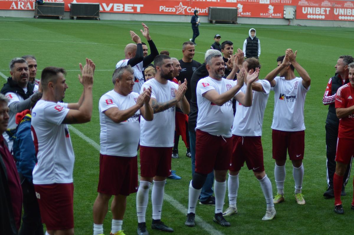 Rapid Old Boys a învins-o pe UTA Arad! Mircea Rednic și-a făcut apariția la eveniment