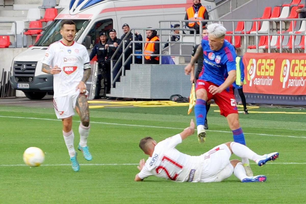 Steaua - Sepsi, ultima partidă din etapa #8 din Liga a 2-a // foto: Andrei Furnigă (GSP)