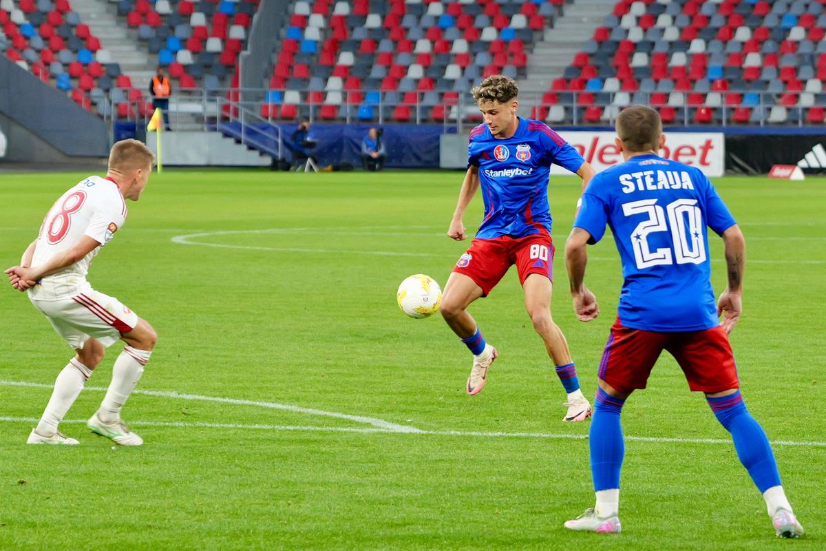 Steaua - Sepsi, ultima partidă din etapa #8 din Liga a 2-a // foto: Andrei Furnigă (GSP)
