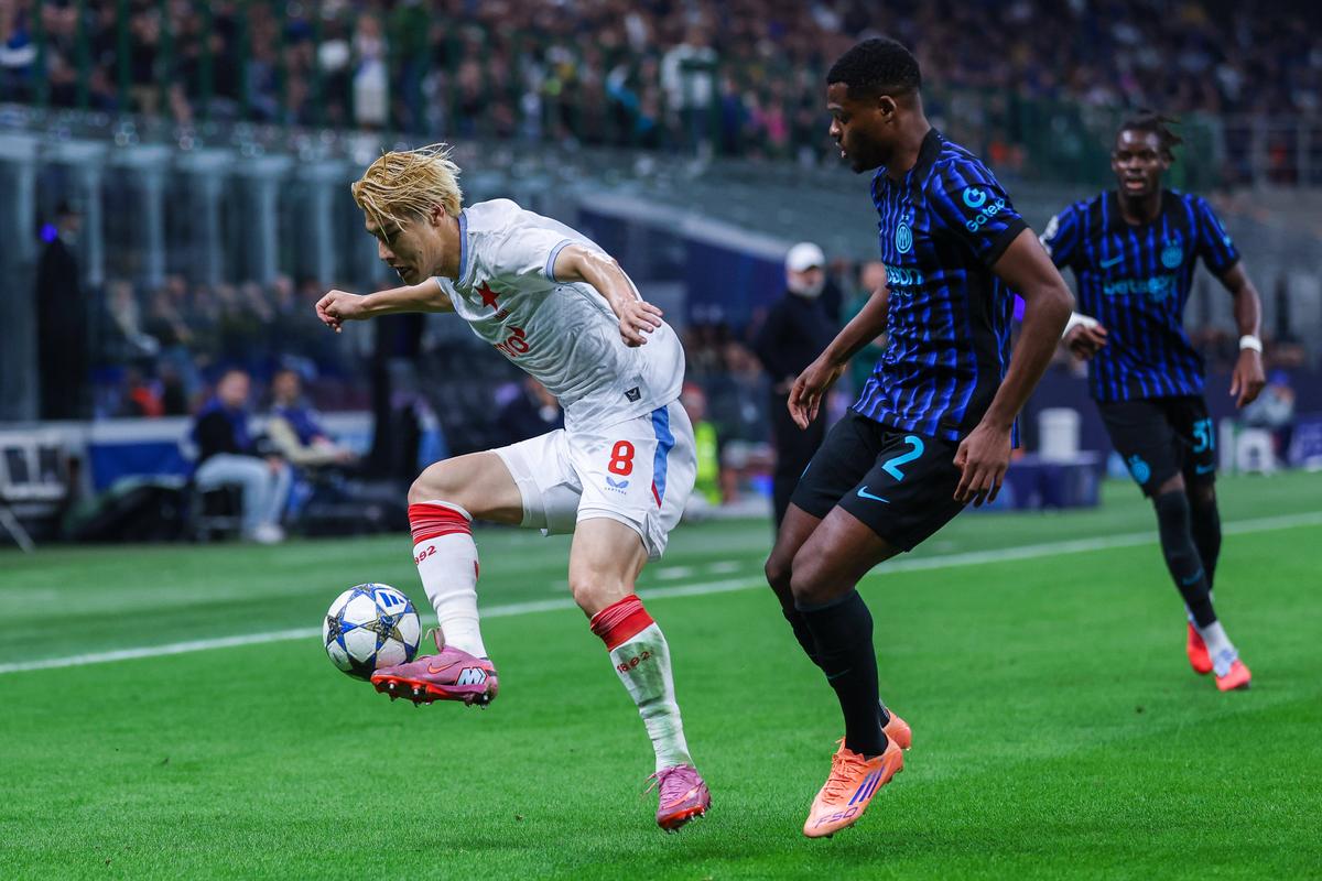 Inter - Slavia Praga, în etapa a doua din Liga Campionilor / foto: Imago