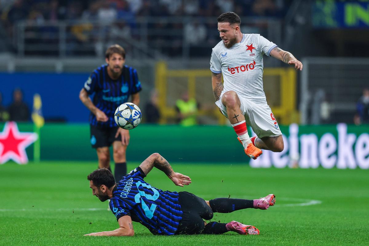 Inter - Slavia Praga, în etapa a doua din Liga Campionilor / foto: Imago
