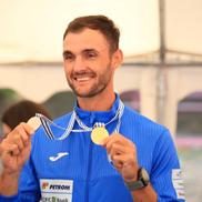 Ciprian Tudosă - sosire canotori de la CM 2025 Foto: Mihai Solovăstru