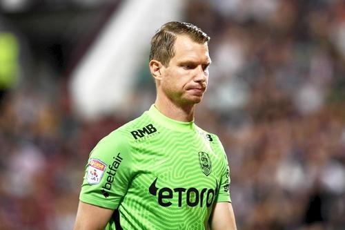 Giedrius Arlauskis (37 de ani), fostul portar de la CFR Cluj, a lansat un atac dur la adresa conducerii clubului din Gruia // foto: Imago Images