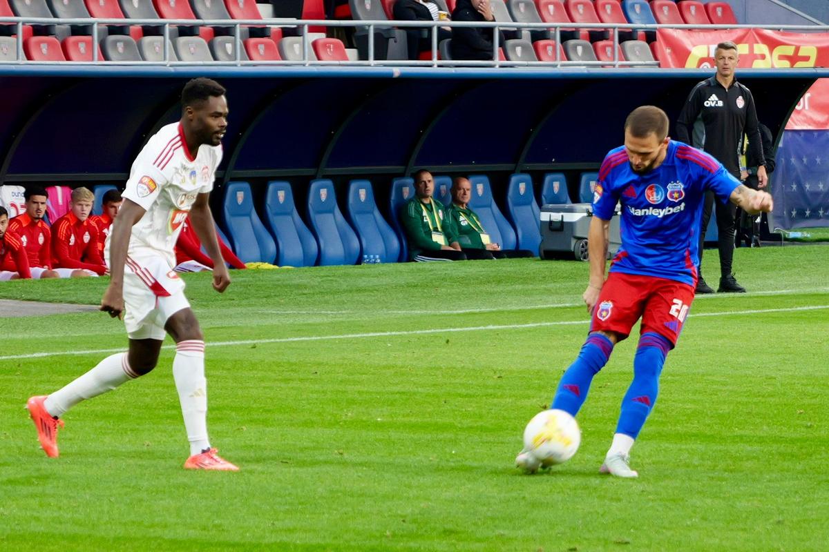 Steaua - Sepsi, ultima partidă din etapa #8 din Liga a 2-a // foto: Andrei Furnigă (GSP)