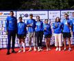 Echipajul de 8 plus 1 mixt - sosire canotori de la CM 2025 Foto: Mihai Solovăstru