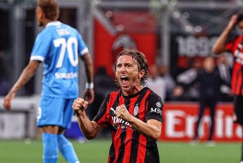 Luka Modric, la finalul victoriei cu Napoli. Foto: Instagram