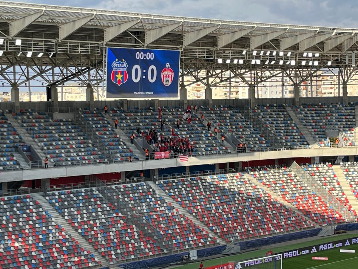 Steaua - Sepsi, ultima partidă din etapa #8 din Liga a 2-a // foto: Andrei Furnigă (GSP)
