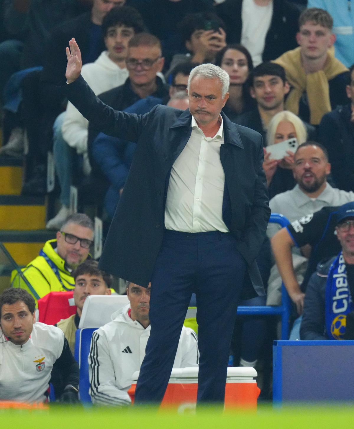 Jose Mourinho, emotionat la Chelsea - Benfica