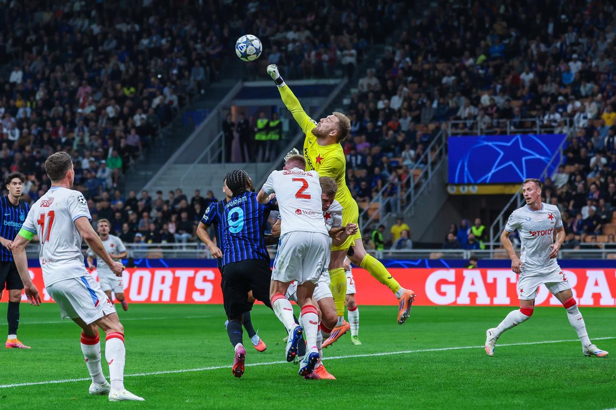 Inter - Slavia Praga, în etapa a doua din Liga Campionilor / foto: Imago