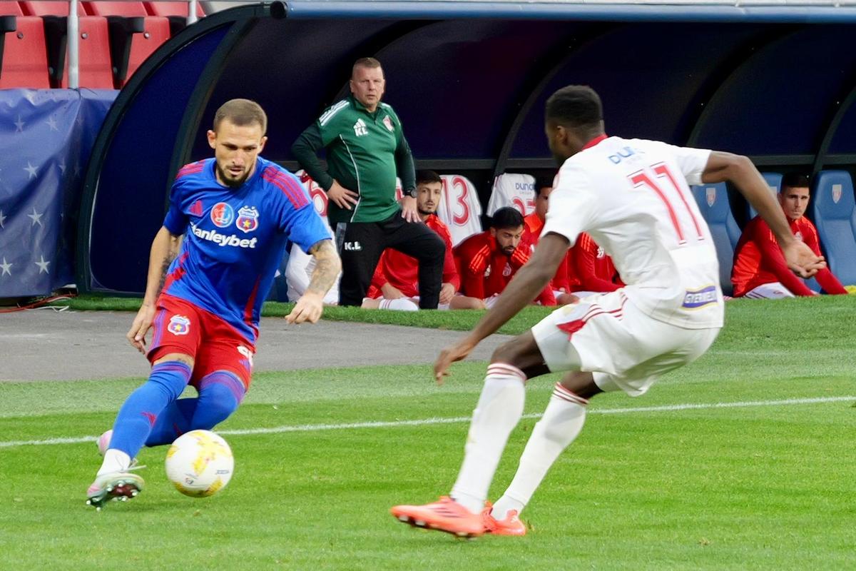 Steaua - Sepsi, ultima partidă din etapa #8 din Liga a 2-a // foto: Andrei Furnigă (GSP)