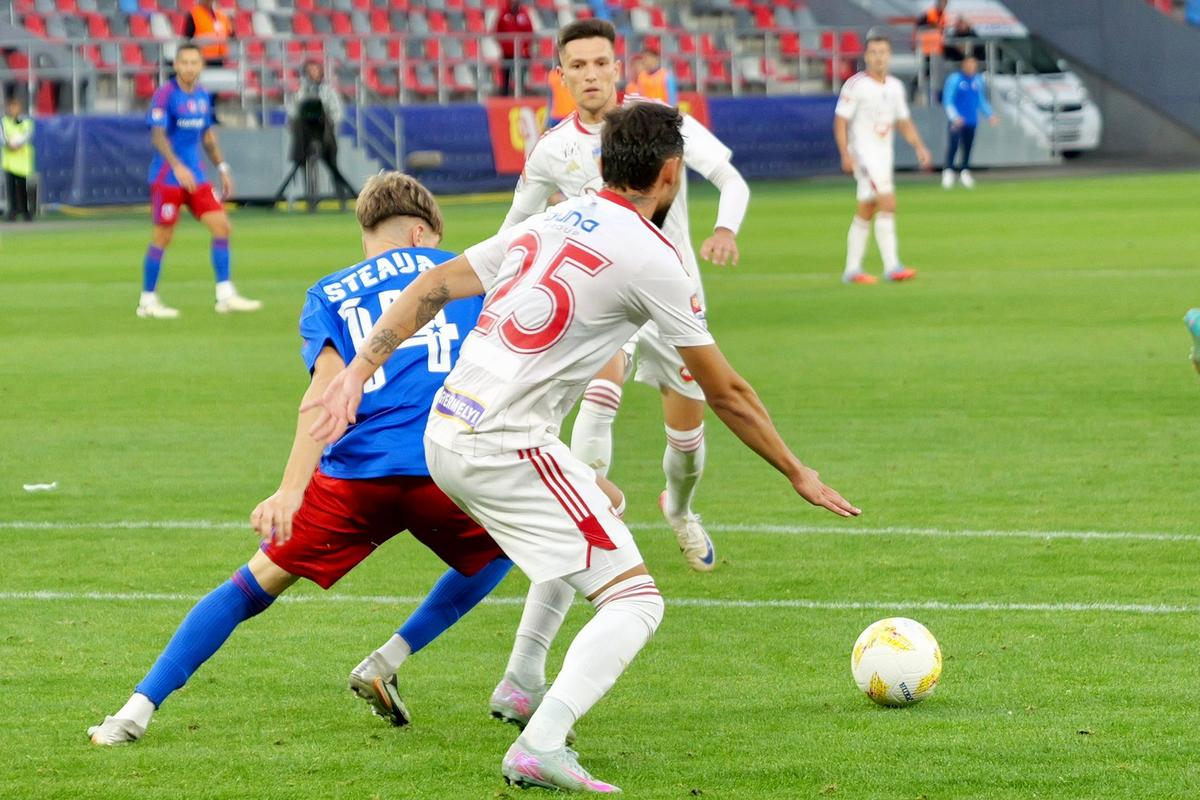 Steaua - Sepsi, ultima partidă din etapa #8 din Liga a 2-a // foto: Andrei Furnigă (GSP)