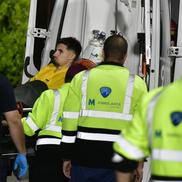 Andrei Dorobanțu, accidentare în România U21 - Finlanda U21 // foto: Cristi Preda (GSP)