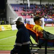 Andrei Dorobanțu, accidentare în România U21 - Finlanda U21 // foto: Cristi Preda (GSP)
