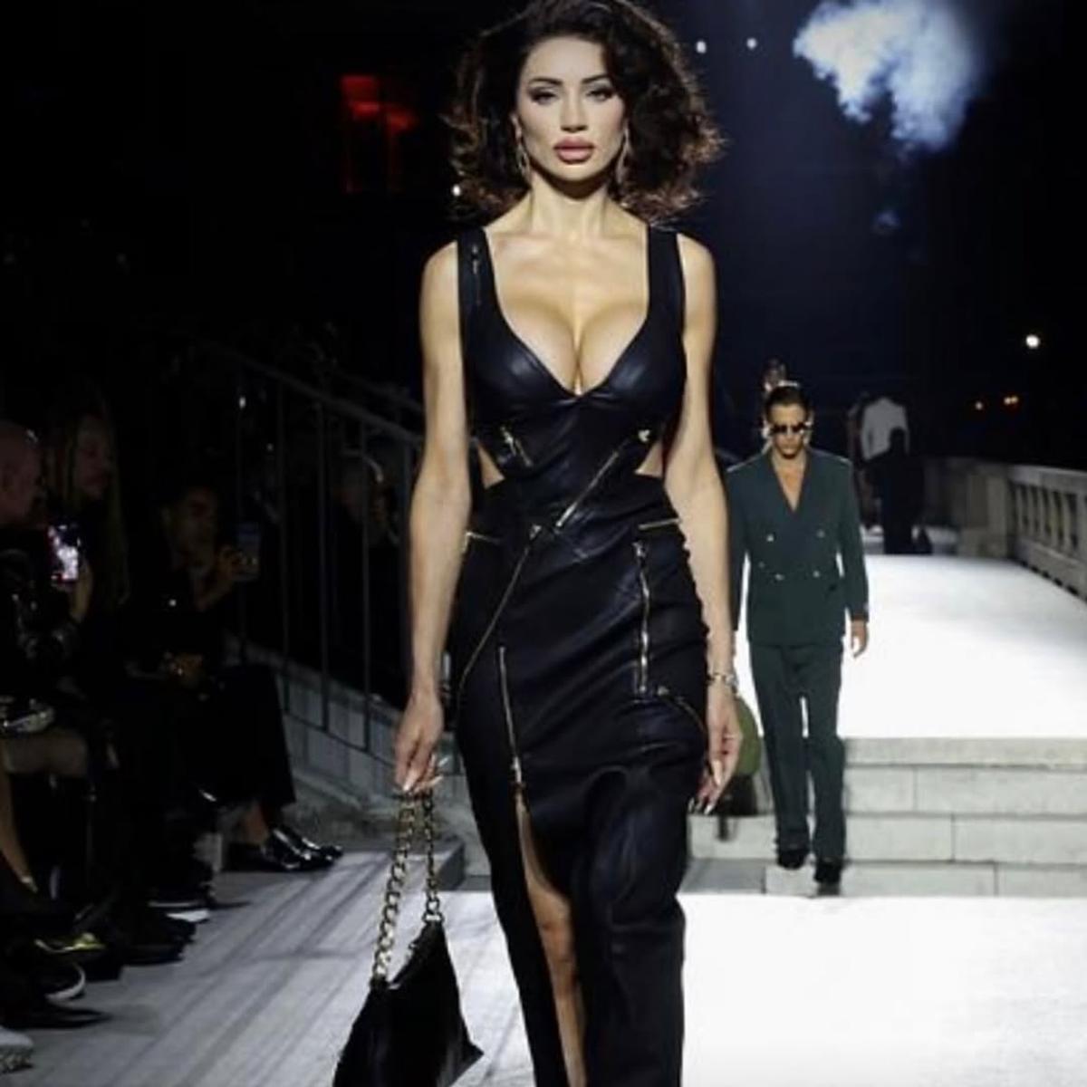 Andreea Sasu, la săptămâna modei de la Milano