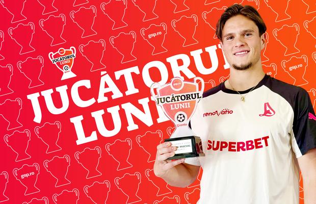 Martin Pascual, Jucătorul lunii septembrie » „Dinamo e un club uriaș. A fost cea mai frumoasă seară din viața mea de fotbalist!”