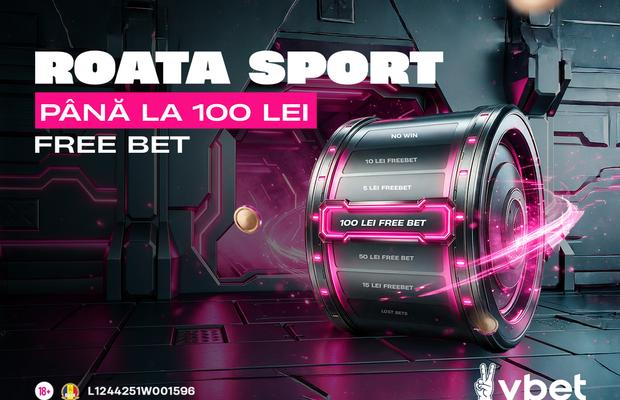 VBET lansează Roata Sport, unică în România: pariurile pierdute devin bani cash