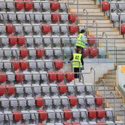 Imagini de la Stadionul Naţional din Varşovia FOTO: Ionuţ Iordache (GSP)