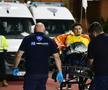 Andrei Dorobanțu, accidentare în România U21 - Finlanda U21 // foto: Cristi Preda (GSP)