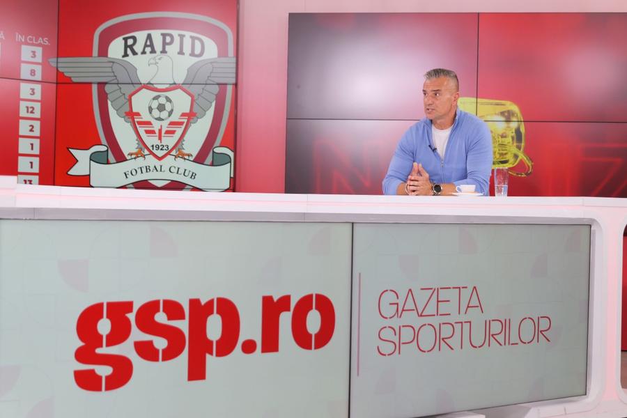 Daniel Pancu, în studioul GSP Live, foto: Ionuț Iordache (GSP.ro) Daniel Pancu îi cere urgent lui Dan Șucu: „Să rezolvăm repede cu acești jucători! Vreau în Europa”