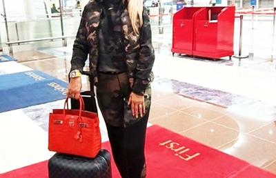 FOTO Anamaria Prodan camuflată, Reghe a surprins din nou » Cum s-a pozat cuplul pe aeroportul din Dubai