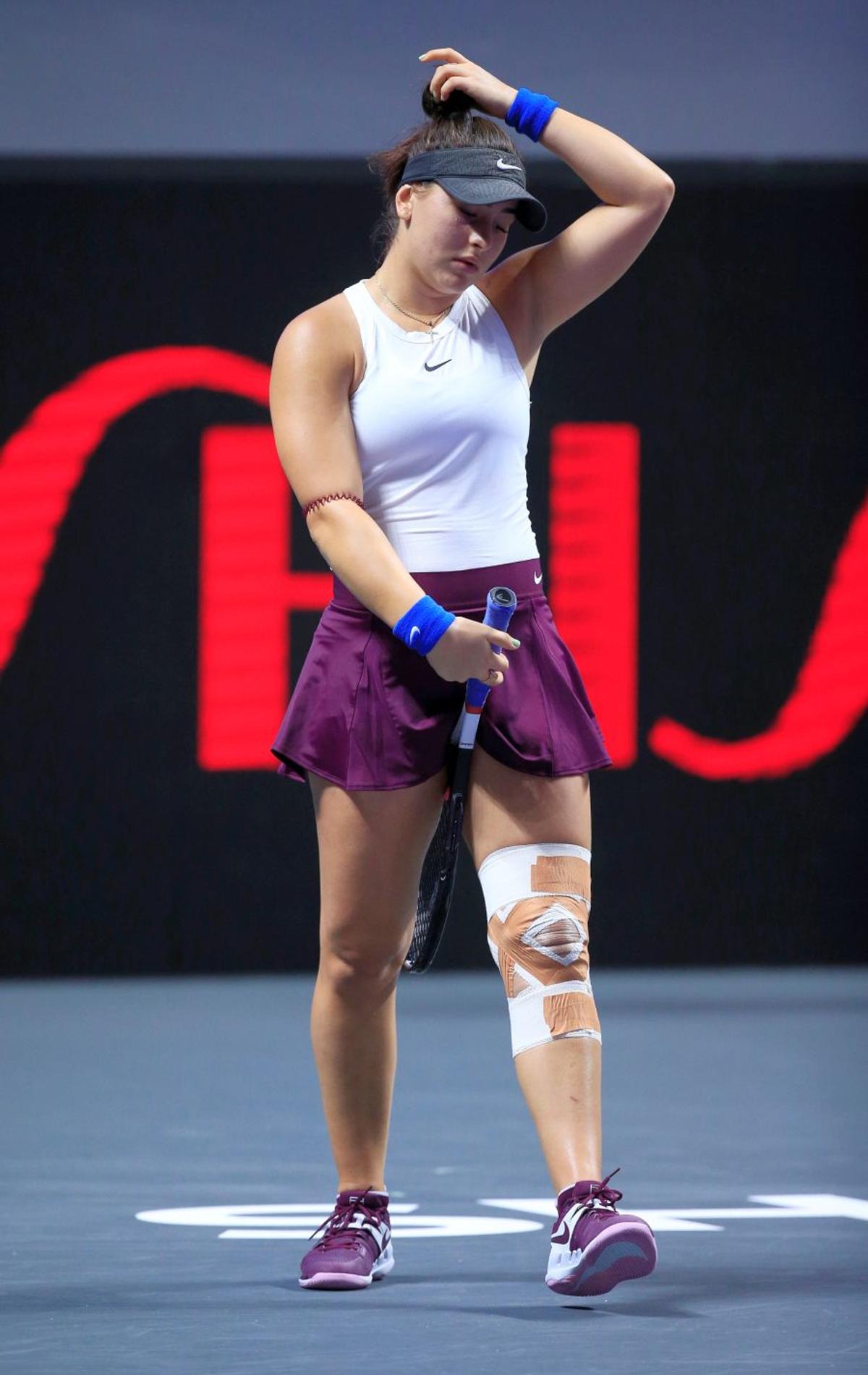 Andreescu - Pliskova // VIDEO+FOTO » Bianca a abandonat după primul set! E eliminată matematic de la Turneul Campioanelor