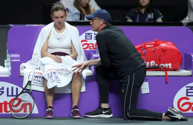 SIMONA HALEP LA TURNEUL CAMPIOANELOR // Primele măsuri după eșecul cu Svitolina » Ședință cu Darren Cahill: „Trebuie să facem ceva!”