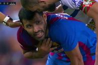 Probleme de respirație pentru Aguero » Barcelona - Alaves, întrerupt
