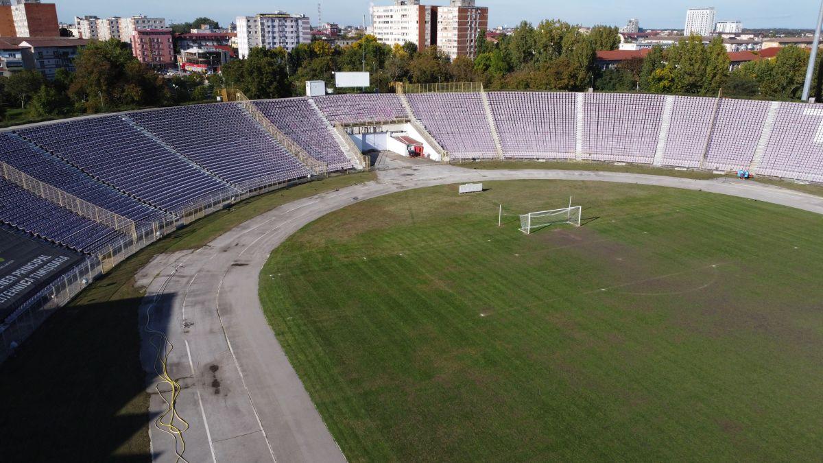 Cum arată acum stadionul „Dan Păltinișanu”