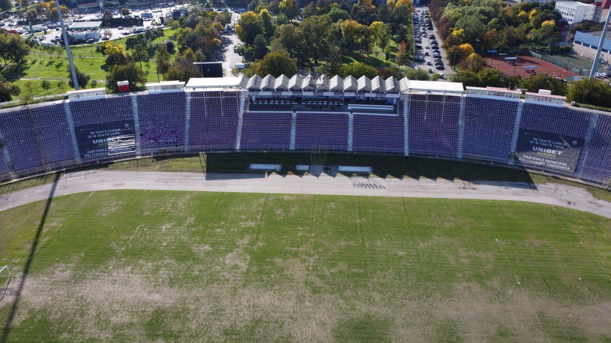 Cum arată acum stadionul „Dan Păltinișanu”