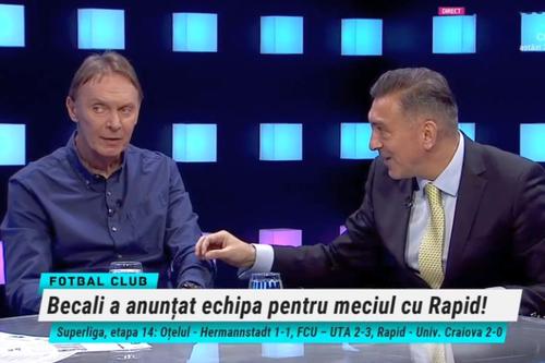 Cristian Geambașu, în stânga, și Ilie Dumitrescu