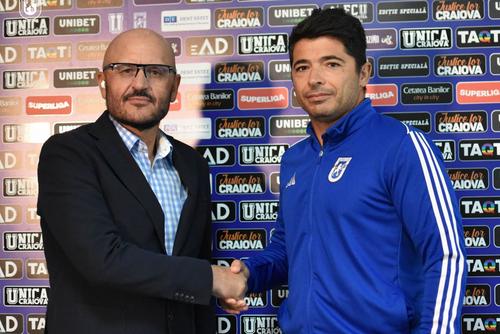 Adrian Mititelu și Giovanni Costantino FOTO: FCU Craiova