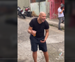 Adriano, beat pe străzile din Brazilia