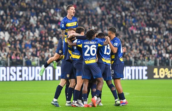 Man, decisiv! Parma, cu cei doi români titulari, a rezistat pe terenul lui Juventus