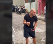 Adriano, beat pe străzile din Brazilia