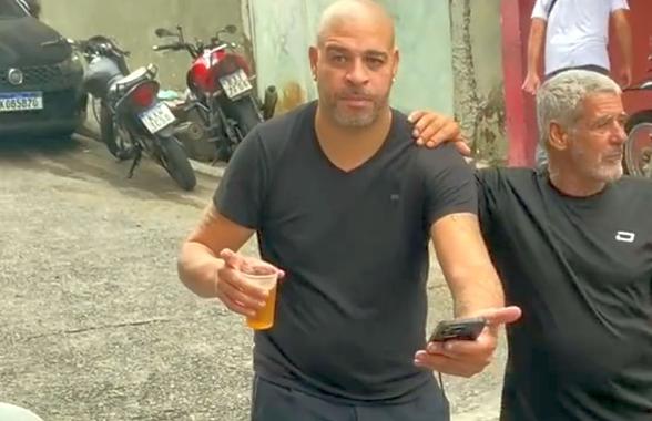 Dezvăluirile șocante ale lui Adriano, care a ajuns să trăiască într-o favelă din Rio de Janeiro: „Sunt cea mai mare risipă din fotbal. Beau aproape în fiecare zi”