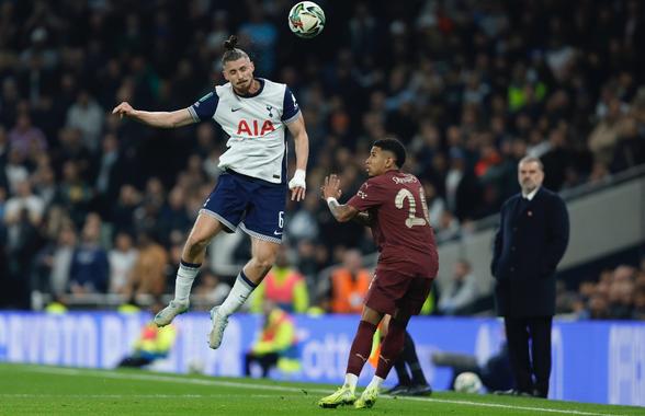 Radu Drăgușin, integralist la Tottenham în victoria cu Manchester City. Meci solid al românului, sub privirile lui Guardiola
