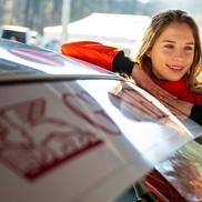 Alexandra Teslovan - pilot raliuri. FOTO: Arhivă personală / Instagram