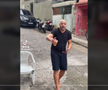Adriano, beat pe străzile din Brazilia