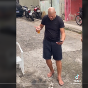 Adriano, beat pe străzile din Brazilia