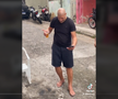Adriano, beat pe străzile din Brazilia