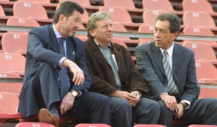 Vladimir Cohn, între Cornel Dinu și Nicolae Badea, la începutul anilor 2000 Borcea, Cohn și Negoiță au oferit același scor pentru Dinamo - FCSB din Cupa României