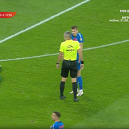 Darius Olaru s-a accidentat în Dinamo - FCSB // foto: Captură TV