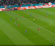 Darius Olaru s-a accidentat în Dinamo - FCSB // foto: Captură TV