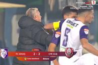Dan Petrescu a țâșnit pe teren după remiza cu FC Argeș. Ce s-a întâmplat imediat după fluierul de final