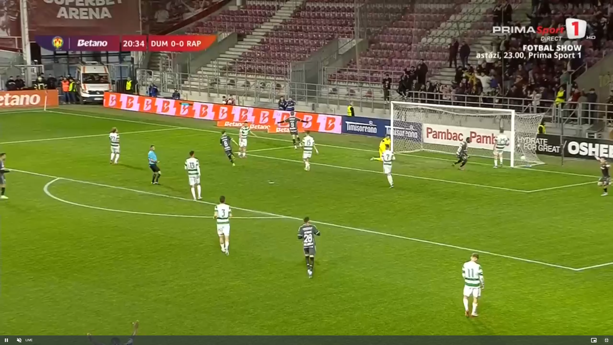 Timotej Jambor a marcat primul său gol pentru Rapid